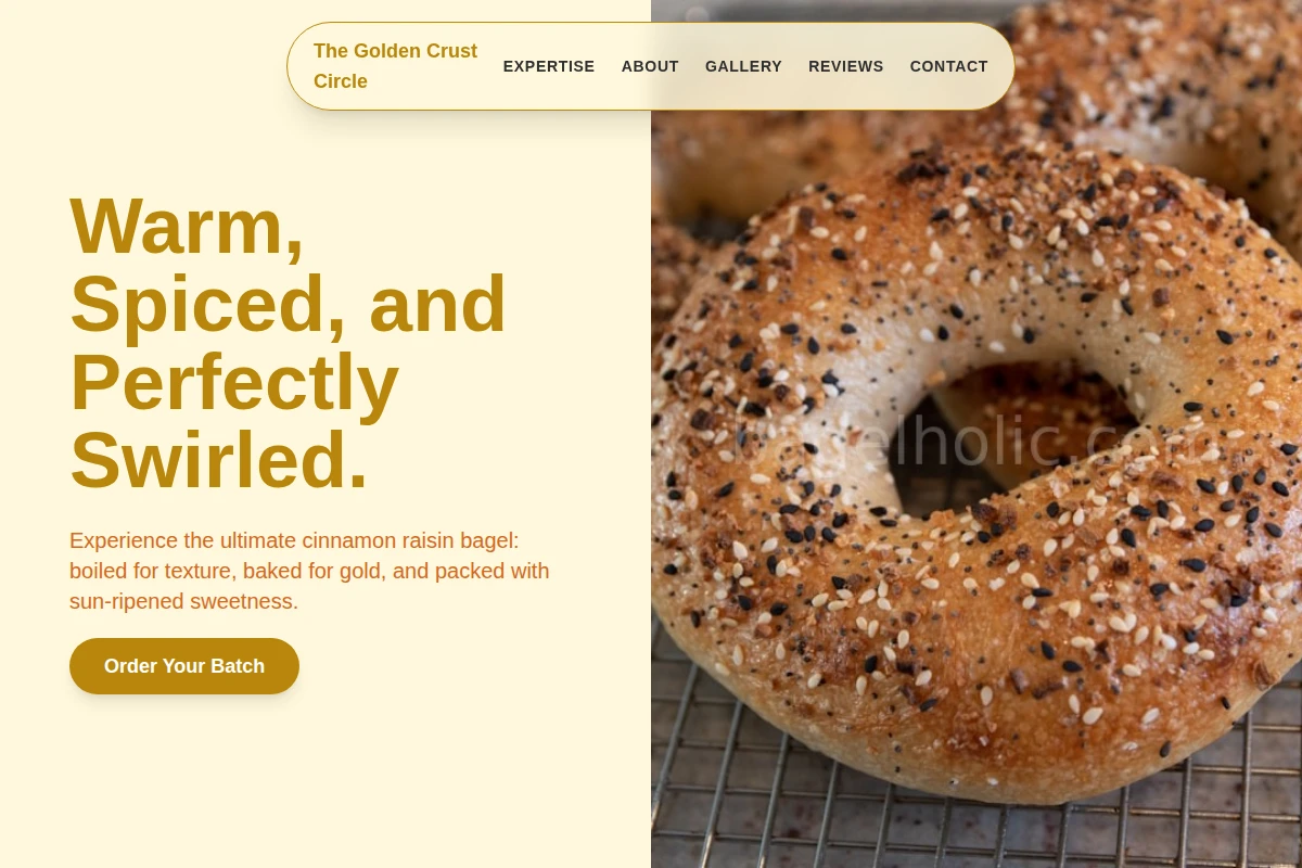 Cinnamon Raisin Bagel