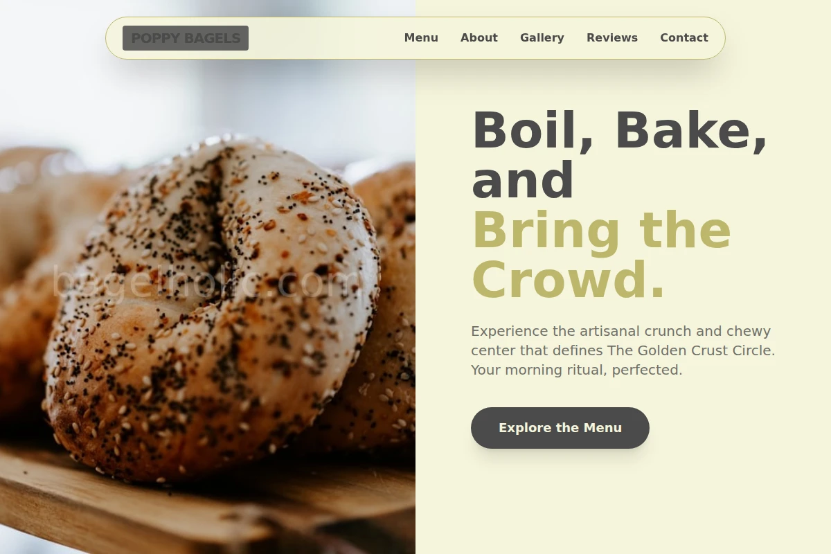 Poppy Bagels